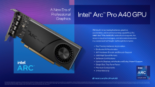 인텔® Arc™ Pro A40 그래픽 사양
