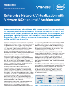 네트워크 가상화: VMware NSX*와 인텔® 기술