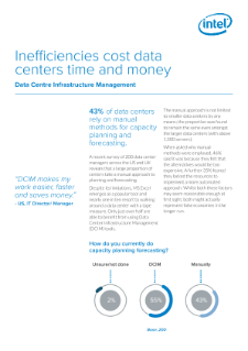 Inefficiencies cost data
centers time and money
Data Centre Infrastructure Management